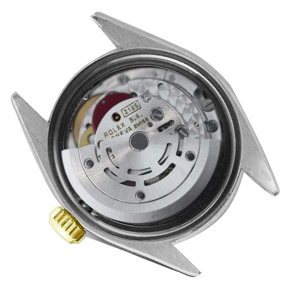 ROLEX DATEJUST CHAMPAGNE ROMAN DIAL 18KY FLUTED JUBILEE TWOTONE WATCH 26MM 69173 - Picture 7 of 9